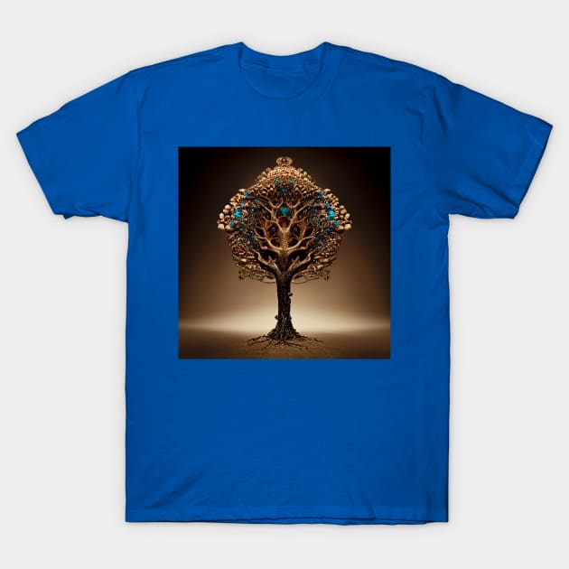 Yggdrasil World Tree of Life T-Shirt by Grassroots Green